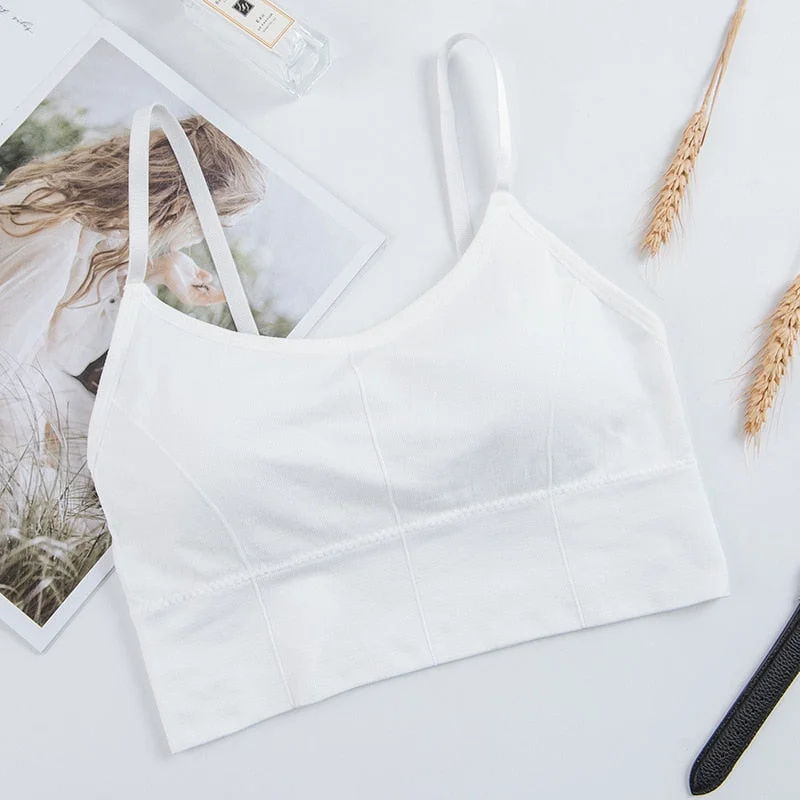 Sexy Bra Underwear Bas For Women Bralette Seamless Padded Bra Lingerie Cotton Wireless Fitness Tops Brassiere Bra Solid New