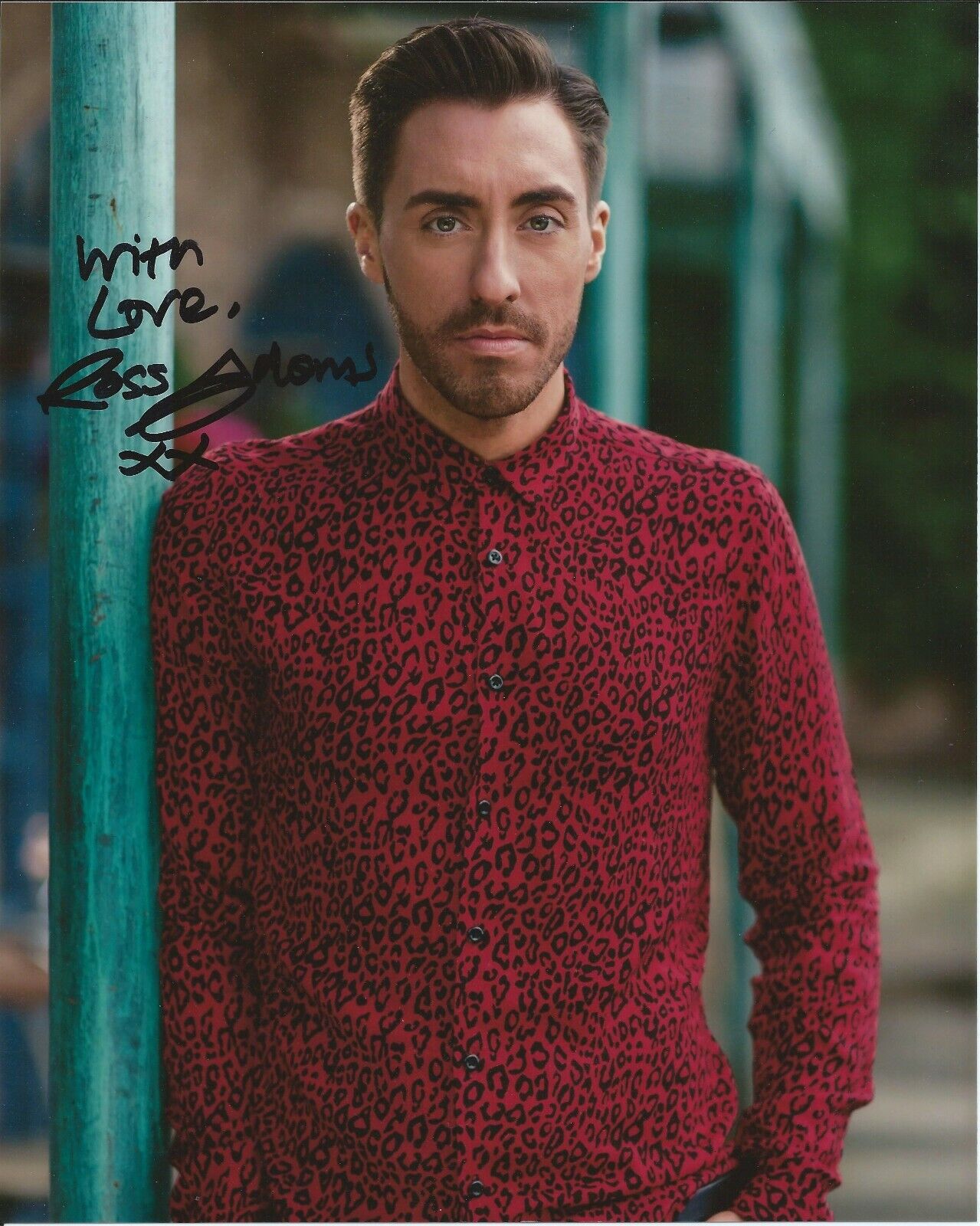 Ross Adams autograph - signed Hollyoaks Photo Poster painting