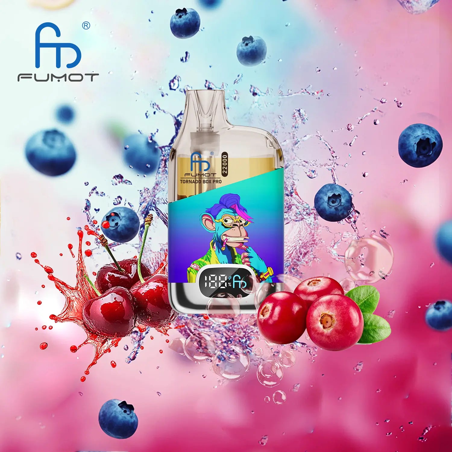 Fumot Tornado Box Pro 22000: 22K Züge & Mesh Coil  fumotvapeshop