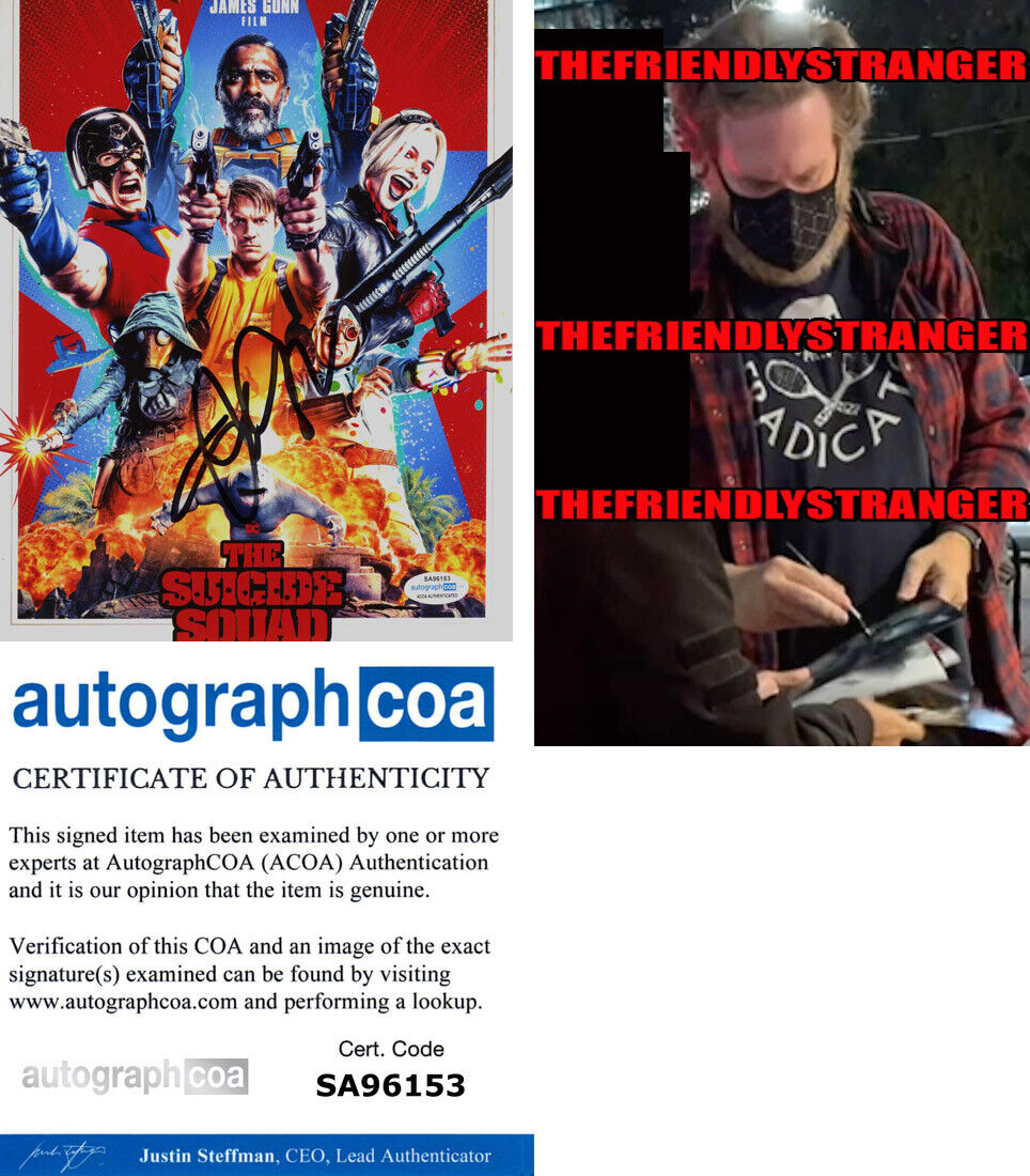 STEVE AGEE signed THE SUICIDE SQUAD