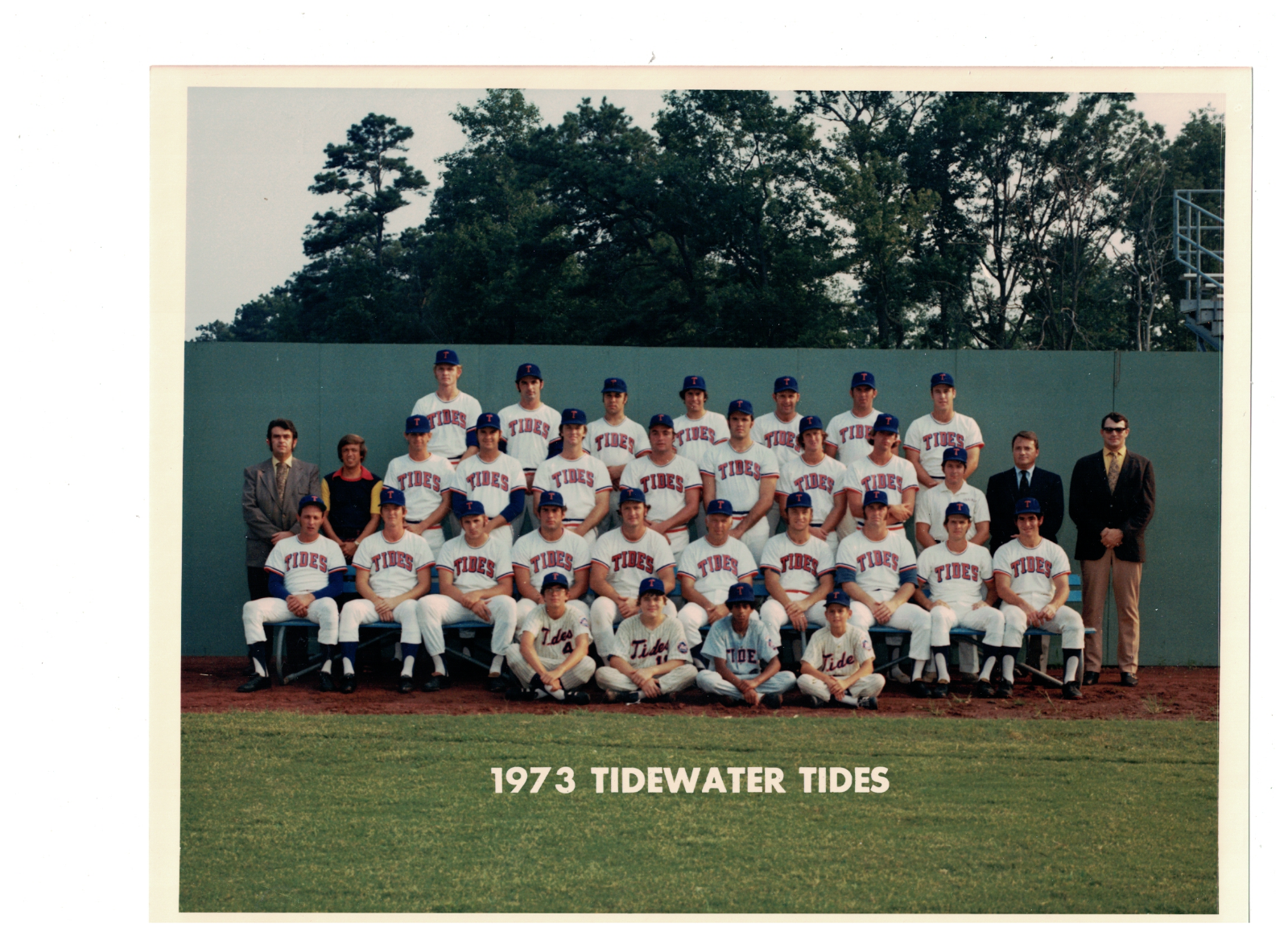 1973 Tidewater Tides Team 8x10 Vintage Baseball Photo Poster painting RH1