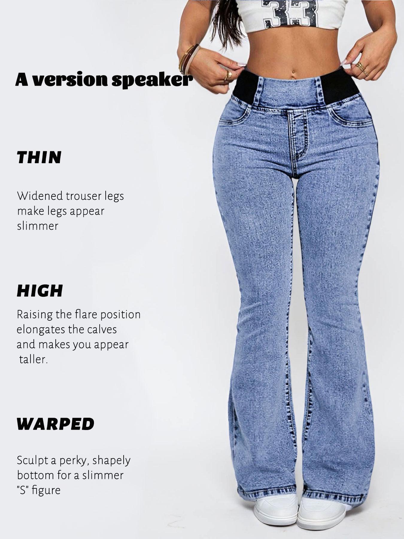 GILIPUR Y2K 2026 Women's Back Shirred Jeans,Mid-To-High Waist Elasticity Waist Flared Jeans,With Pockets,Light Blue Washing Process,Women's Bell-Bottoms Wide-Leg Jeans,Waist-Cinching Design,Yes Denim,Bootcut Jeans,Yess Denim,Red Boots Outfit Tiana,T-Chic GILIPUR Y2K 2026 Women's Back Shirred Jeans,Mid-To-High Waist Elasticity Waist Flared Jeans,With Pockets,Light Blue Washing Process,Women's Bell-Bottoms Wide-Leg Jeans,Waist-Cinching Design,Yes Denim,Bootcut Jeans,Yess Denim,Red Boots Outfit Tiana,T-Chic
