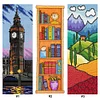 Scenery - 11CT Stamped Cross Stitch Bookmark 18*6cm(Double Sided)