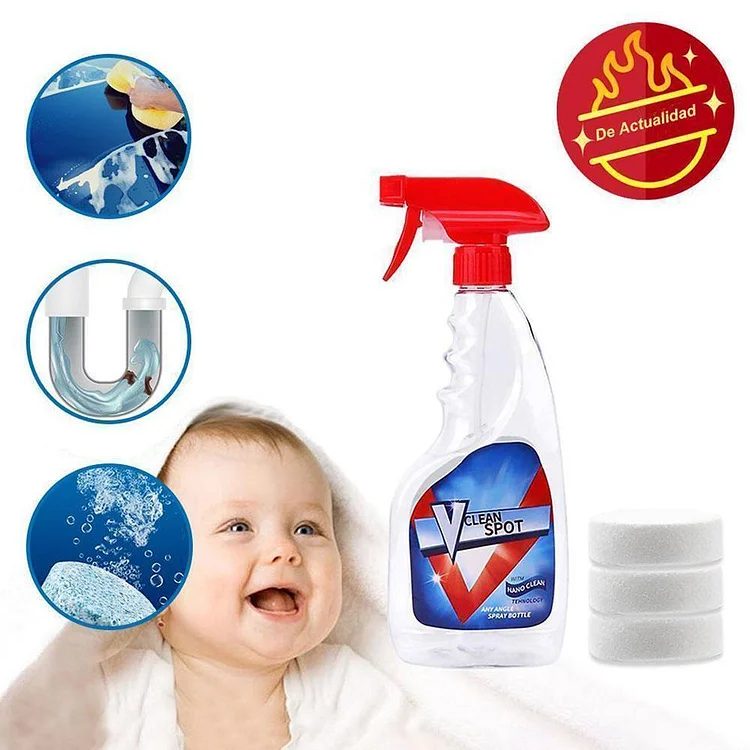 Limpiador de Espray Efervescente Multifuncional, 1 Set | 168DEAL