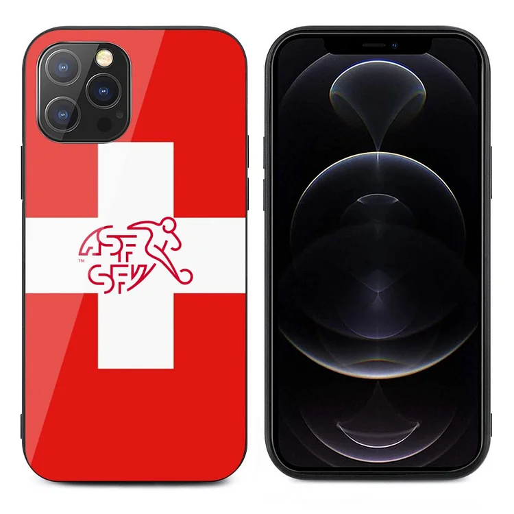 Suisse Coque En Verre Pour IPhone 12 Series Verre Trempé Protection Écran