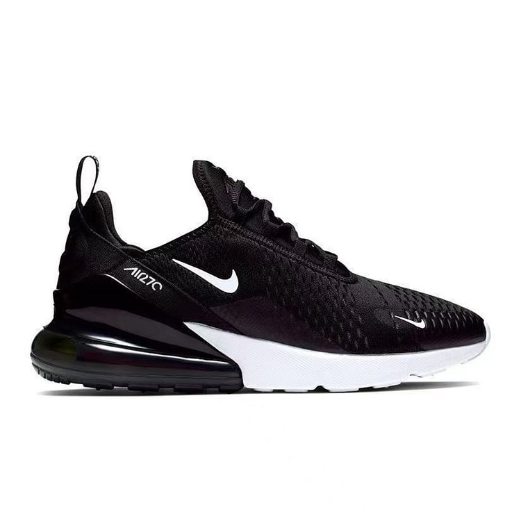 Nike MAX 270 Black Unisex Versatile Air Cushioning Breathable Casual Sports Running Shoes
