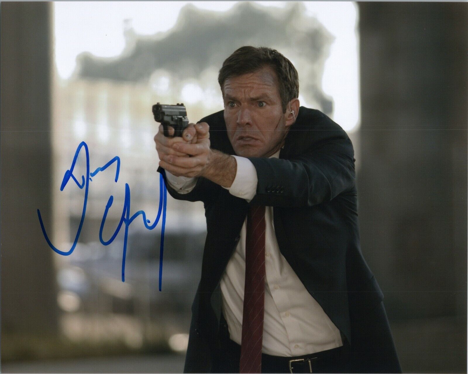 ~~ DENNIS QUAID Authentic Hand-Signed VEGAS