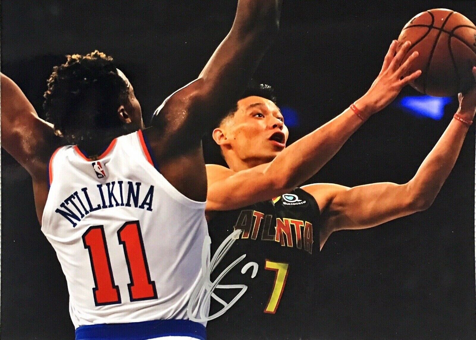 Jeremy Lin Autographed Signed 8x10 Photo Poster painting ( Knicks ) REPRINT