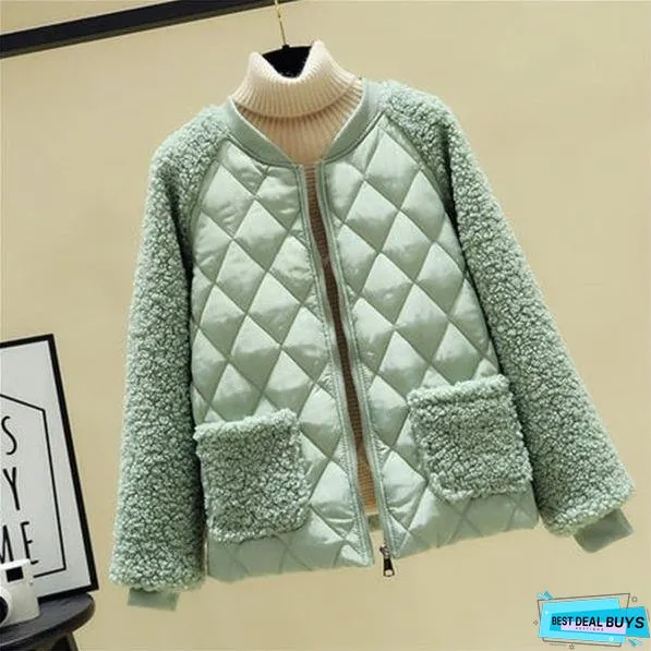 Women Coats Cotton-padded Jackets Plus Size Short Parka Mujer Slim Winter Jacket