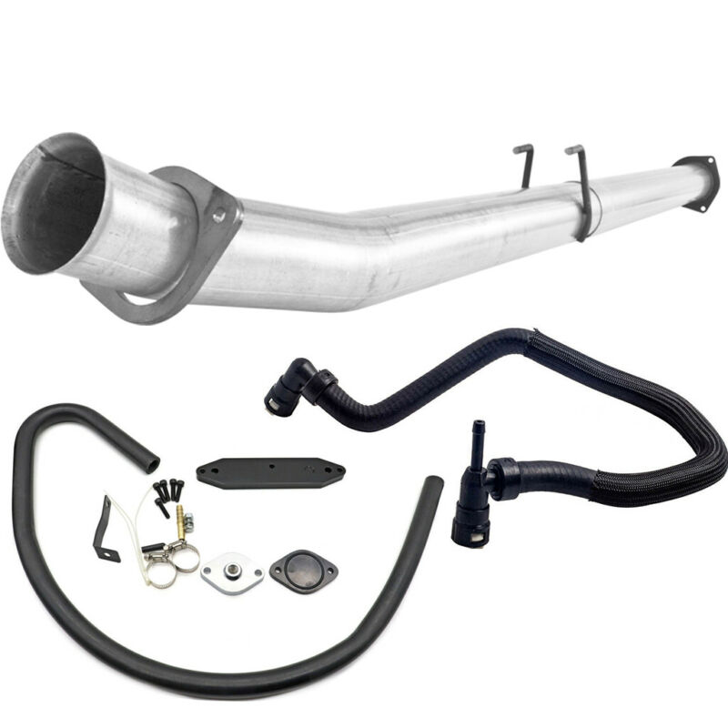 20112022 Powerstroke 6.7L 4'' SUS409 Race DPF/CAT Delete Pipe & EGR