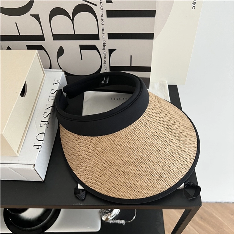 Women’s Casual Solid Color Curved Eaves Sun Hat