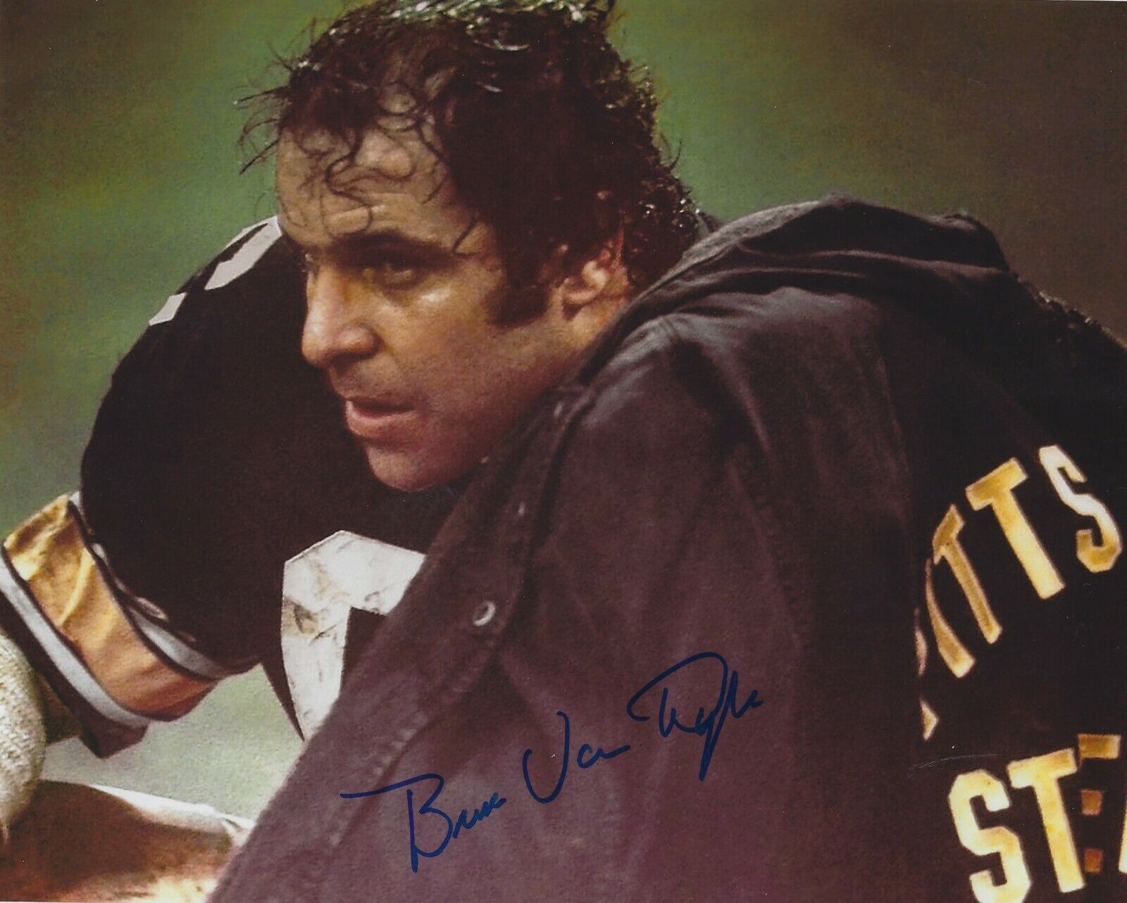 Autographed BRUCE VAN DYKE Pittsburgh Steelers 8x10 Photo Poster painting w/COA