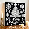 uk.everydayedeals DIY Pearl Painting With Frame - Handmade Self-Adhesive Pearls - Christmas Tree(25*25cm)
