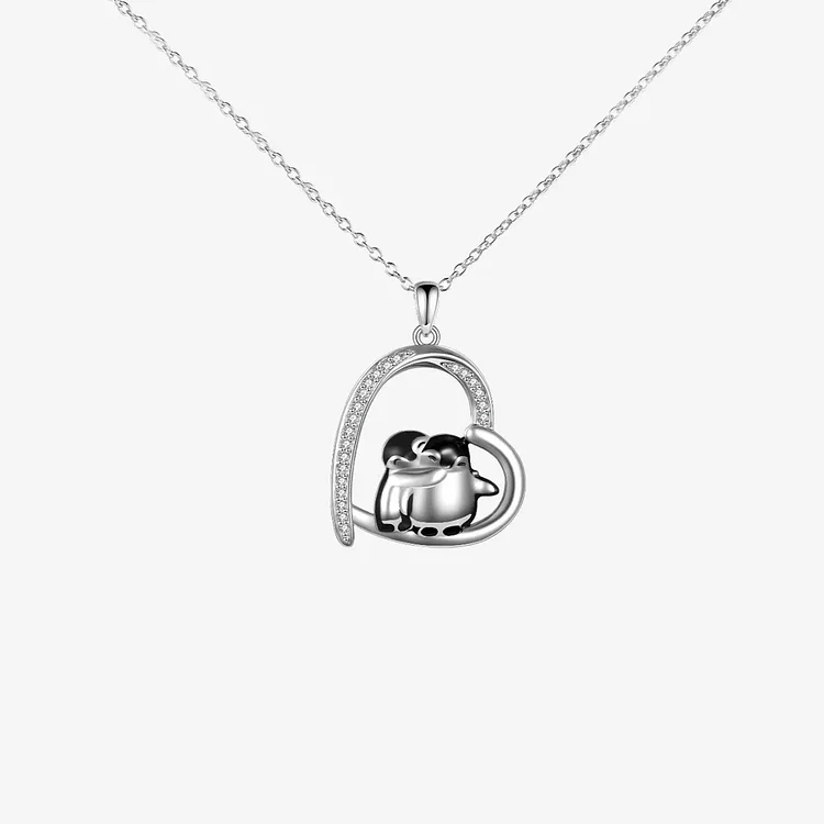 For Love - Stay Together Forever Penguin Necklace