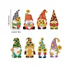 8PCS Diamond Painting Garden Stakes Decor for Garden Decor (Dwarf Elf)