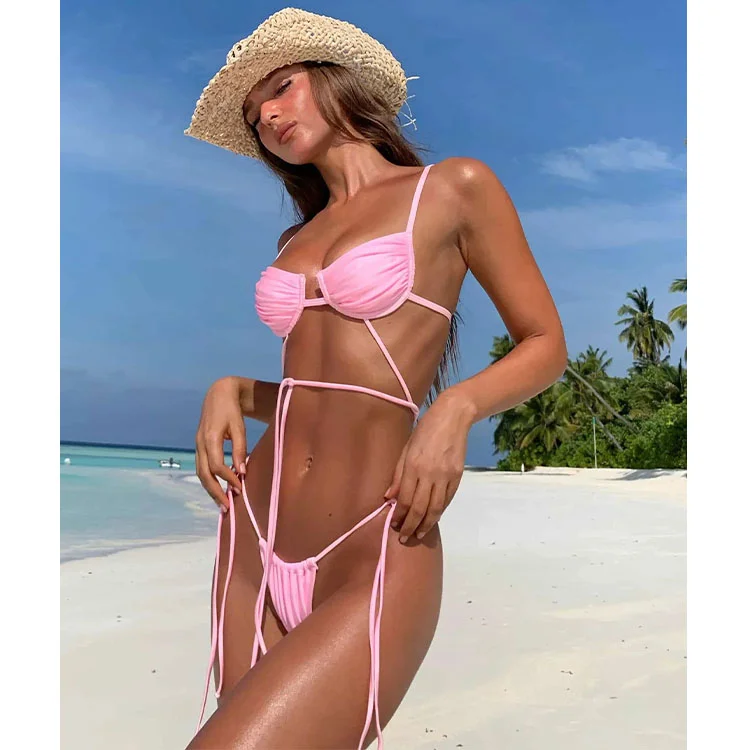 Lace up Sexy Bikini Swimsuit