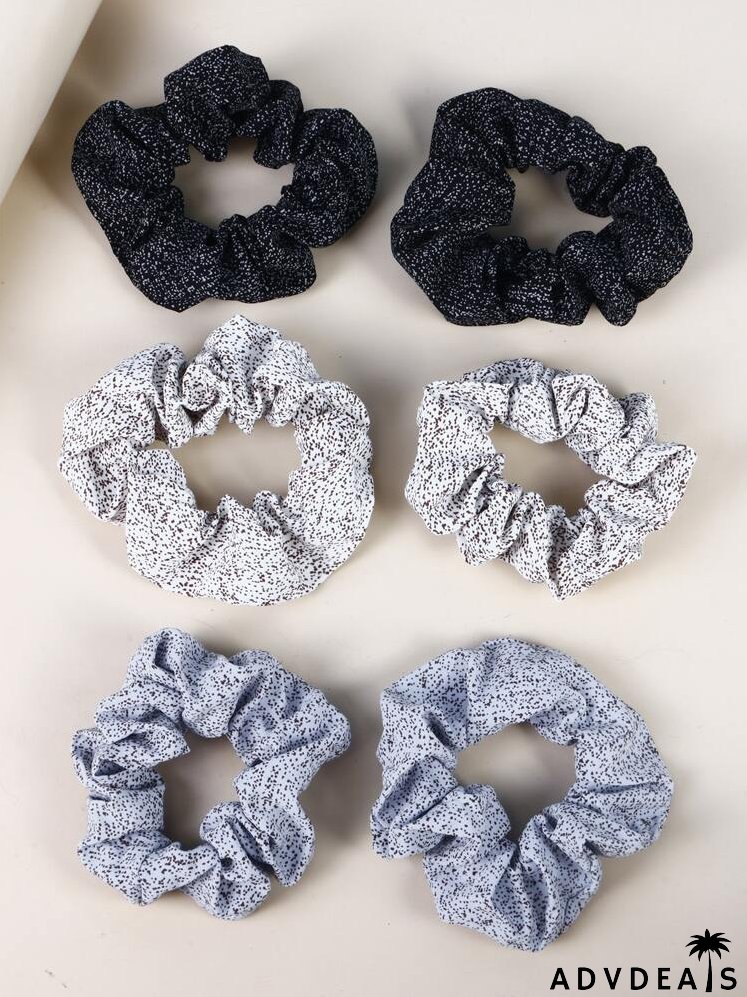 6pcs Minimalist Scrunchie