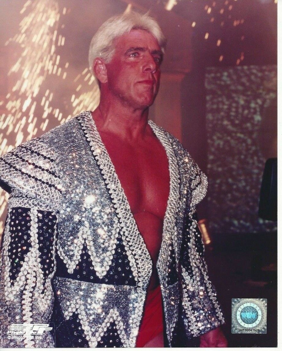 Ric Flair Original Photo Poster paintingfile 8x10 WWF WWE WCW NWO Nature Boy Rare C507