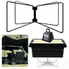 Aluminum Alloy Box Stand Portable Organizer Box Folding Stand for Travel Cooking