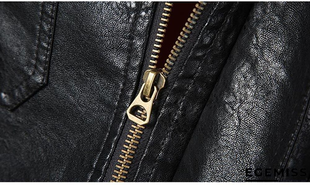 Faux Leather Jacket Men Windproof Outwear Military Army Pilot Bomber PU Leather Jacket Coat 6XL | EGEMISS