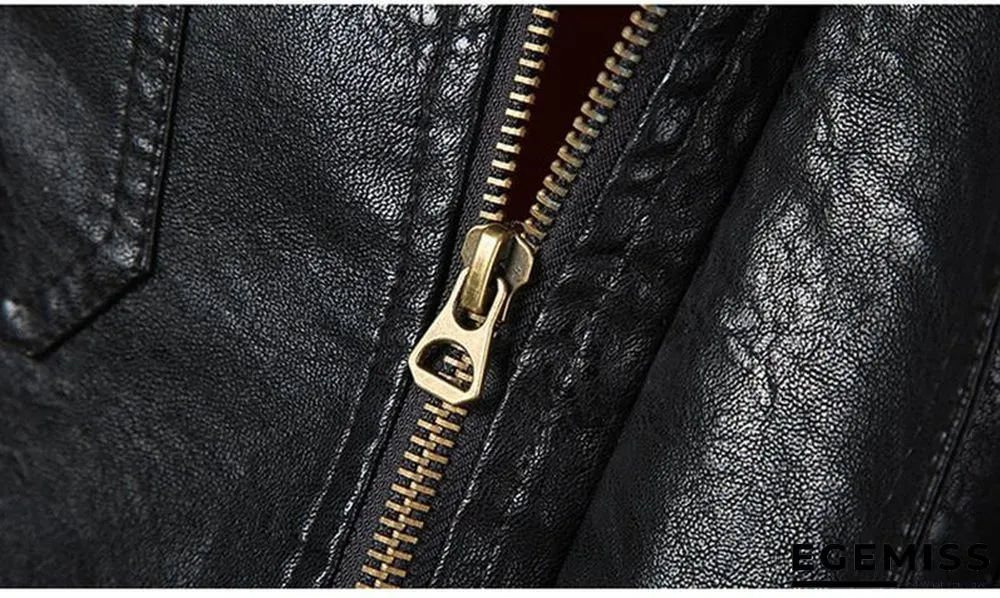 Faux Leather Jacket Men Windproof Outwear Military Army Pilot Bomber PU Leather Jacket Coat 6XL | EGEMISS