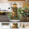 Weihnachtsleuchtturm - 5d DIY Basteln Ornament