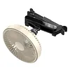 USB Powered Car Fan for Backseat 3 Speeds and 300 Degree Adjustable Vehicle Rear Headrest Fan for Universal Cars SUV Sedan Trucks