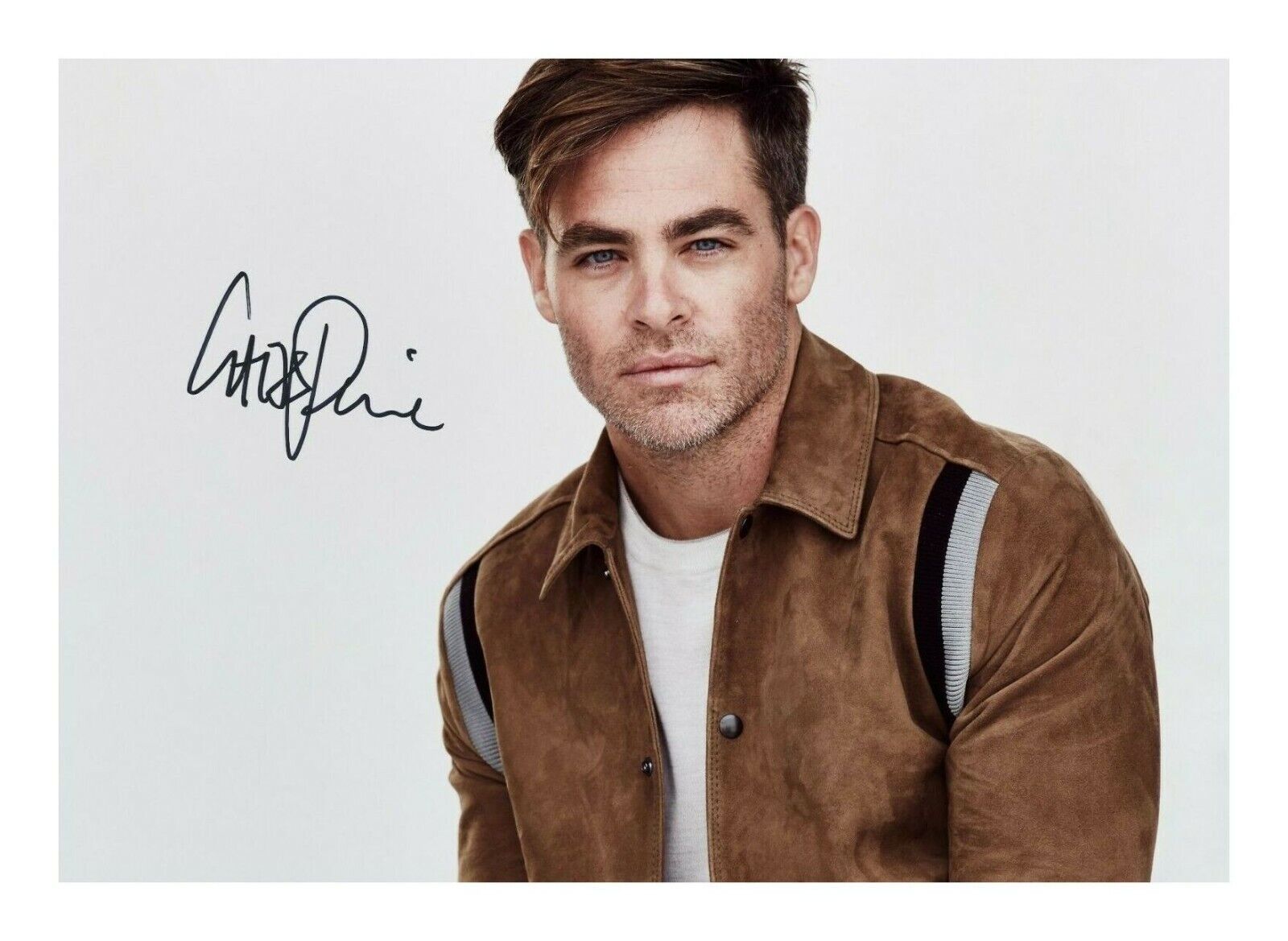CHRIS PINE AUTOGRAPH SIGNED PP Photo Poster painting POSTER