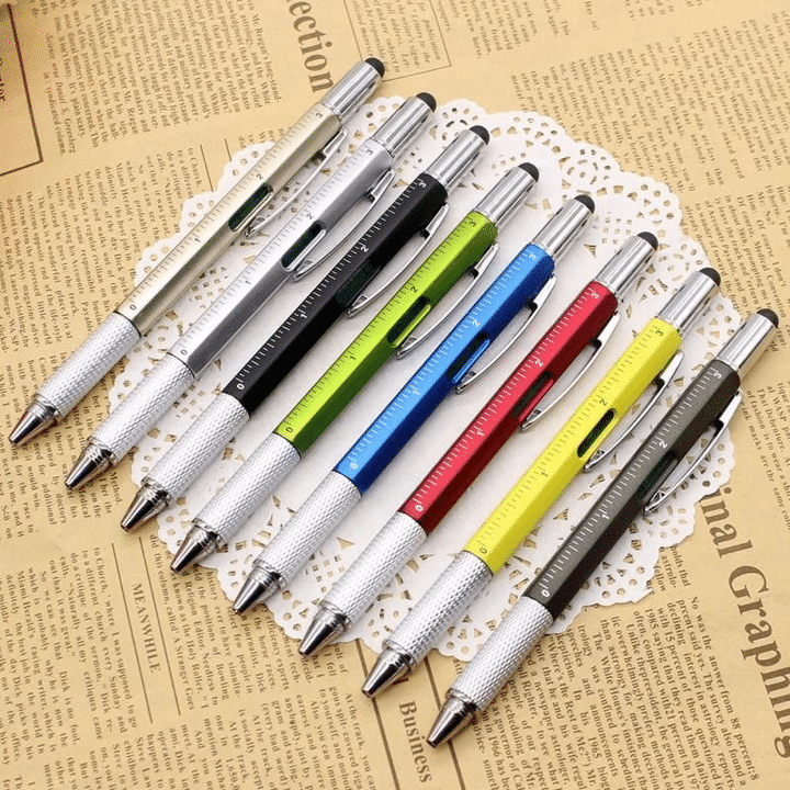 6 in 1 Multi-Functional Stylus Pen