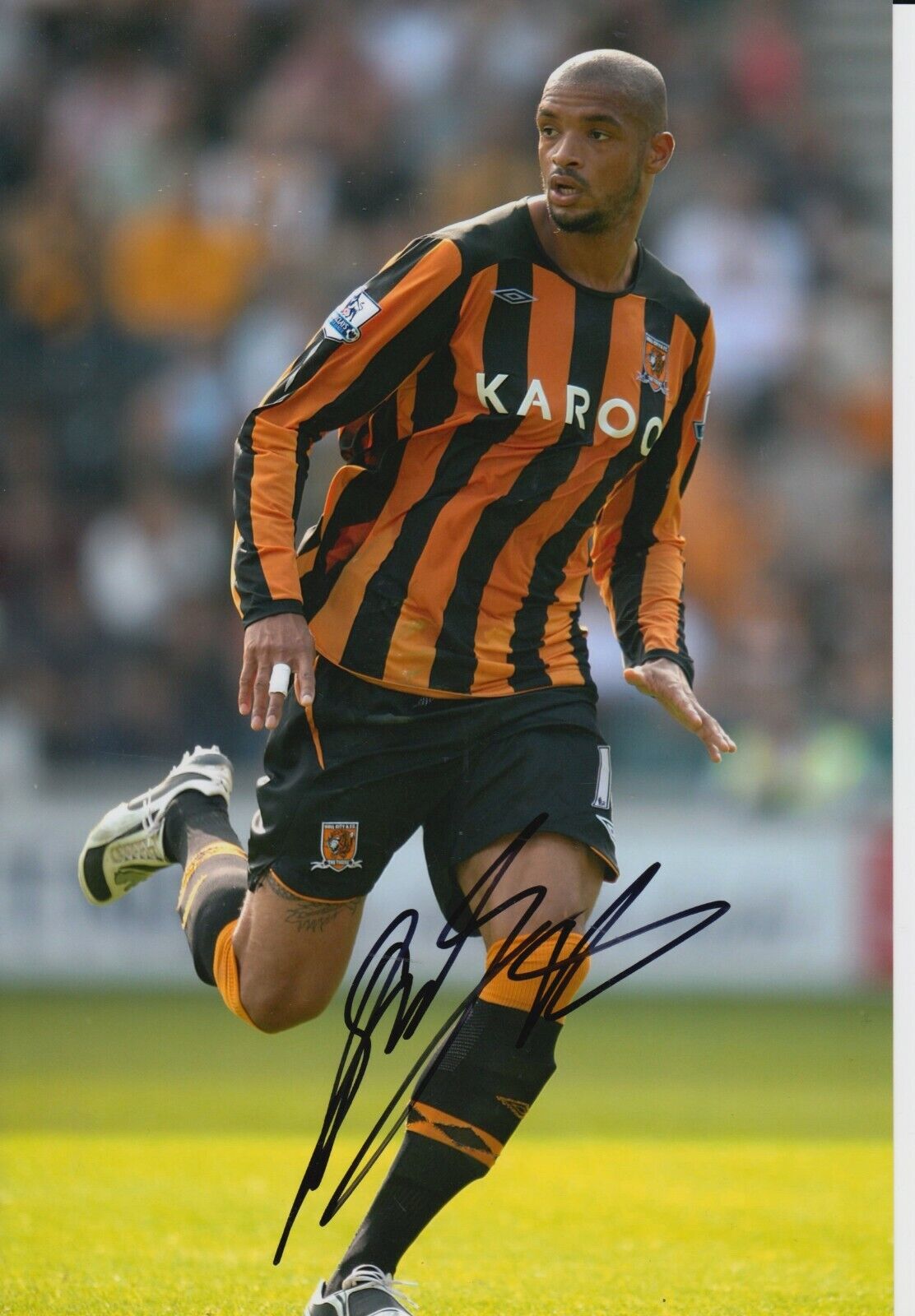 Caleb Folan Hand Signed 12x8 Photo Poster painting - Hull City - Football Autograph.