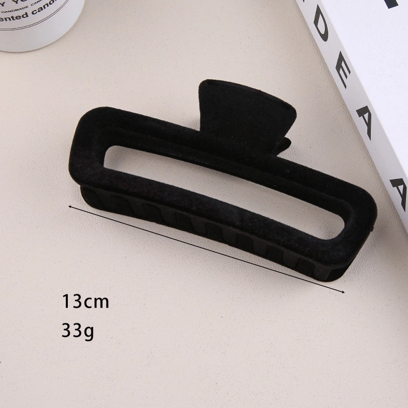 Women’s Retro Solid Color Plastic Hair Claws