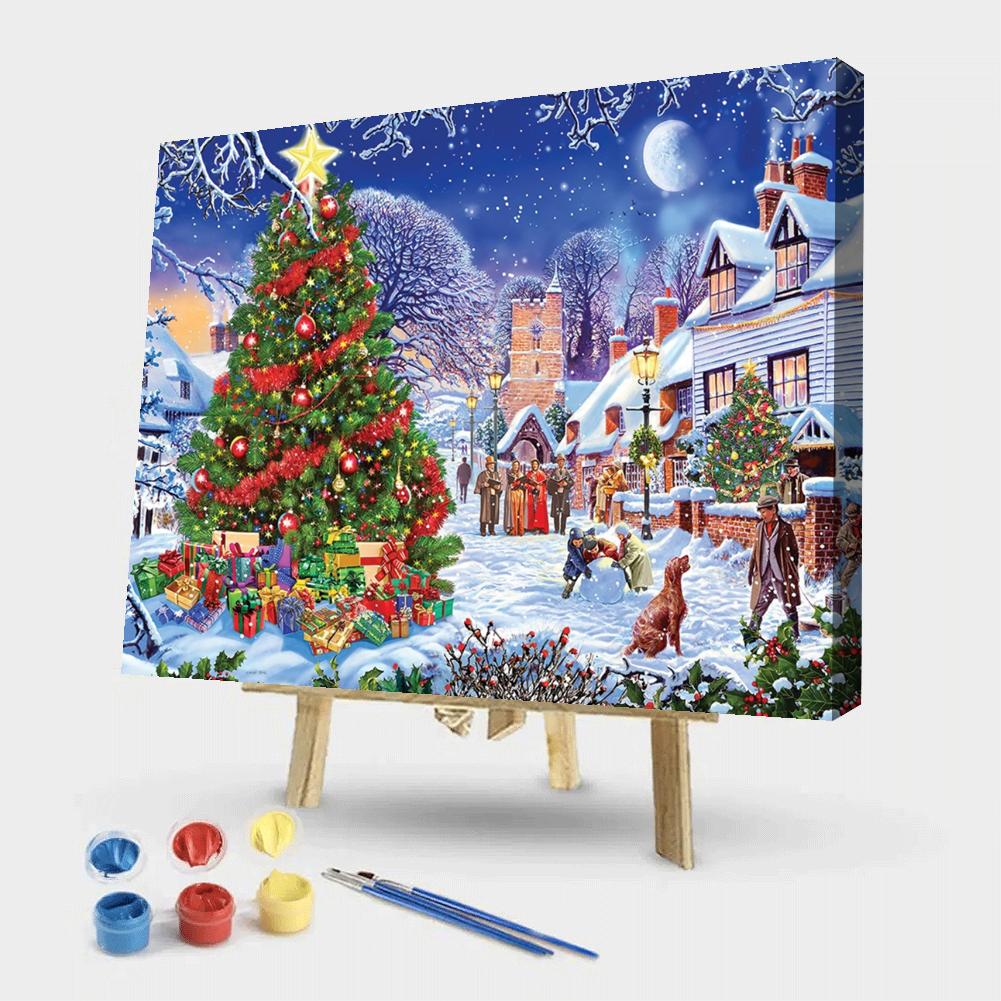 

50*40CM - Paint By Numbers - Christmas, 501 Original