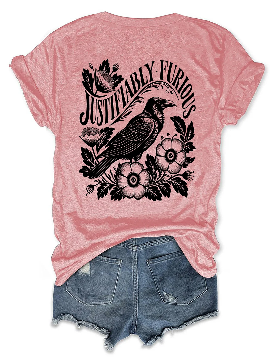 Justifiably Furious Raven T-shirt