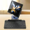 Z FOLD New Rotating Stand Wireless Bluetooth Keyboard and Mouse