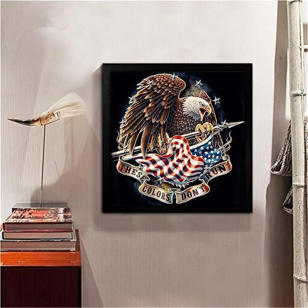 Diamond Painting - Full Round Drill - Eagle(30*30cm)