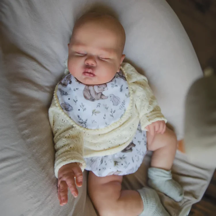  20" Lifelike Poseable Toddler Dolls Kids Play Gift Reborn Baby Doll Girl Riyyin with Heartbeat💖 & Sound🔊 - Reborndollsshop®-Reborndollsshop®