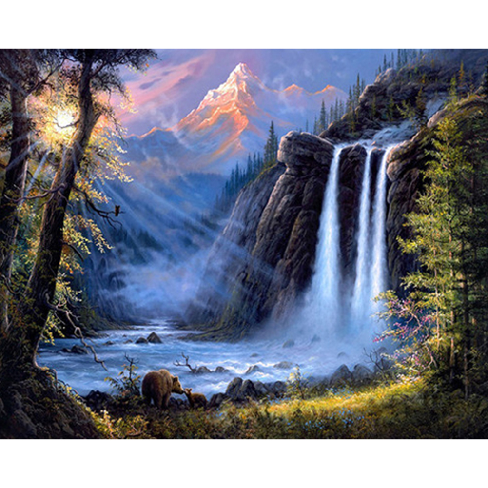 

Mountain River - Square Drill Diamond Painting - 40*50CM, 501 Original