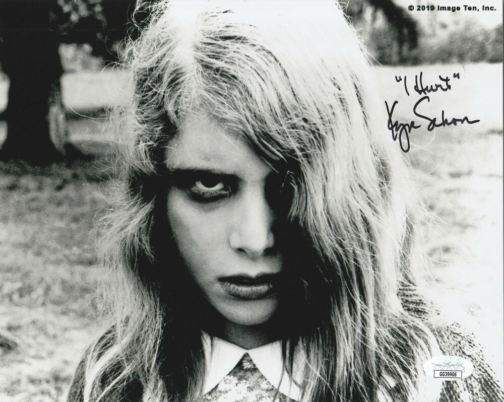 Kyra Schon Autograph 8x10 Photo Poster painting Night of the Living Dead Karen Cooper  K2