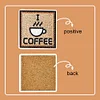 >SALE<5D DIY Diamond Painting Kit Ceramics Insulation Cartoon Pad (Coffee)