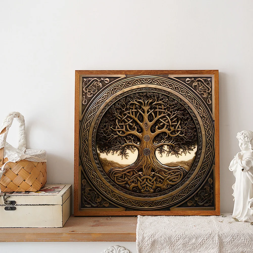 Diamond Painting - Full Round Drill - Tree of Life(Canvas|40*40cm)