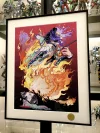 Shinobu Kocho in Flame Decorative Painting - Demon Slayer: Kimetsu No Yaiba - Xingkong Studio
