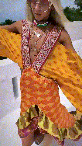 Bohemian Vacation Printed Dress 6f8a