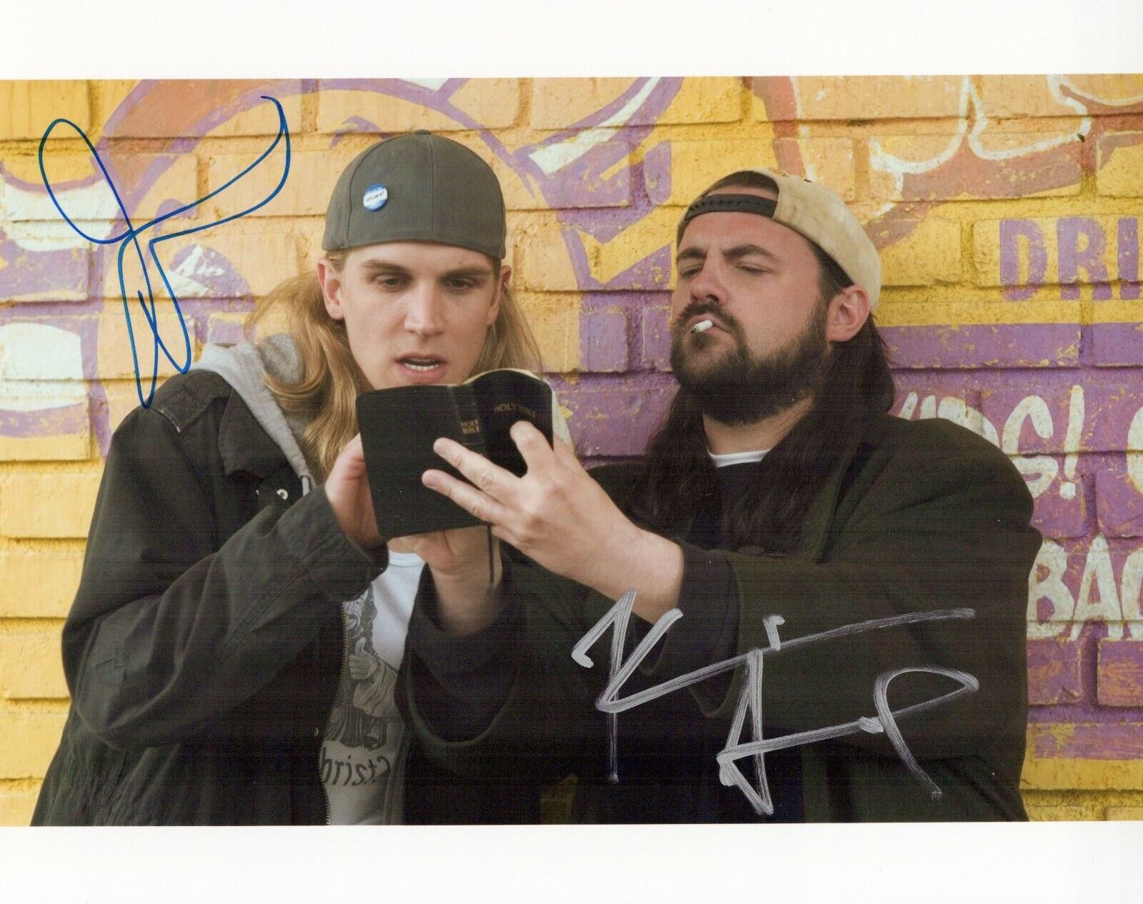 Clerks 2 autographed Photo Poster painting signed 8x10 #1 Kevin Smith and Jason Mewes