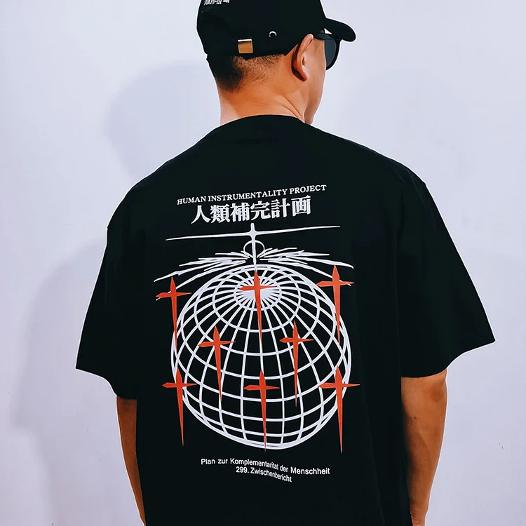 Neon Genesis Evangelion Human Instrumentality Project T-shirt weebmemes