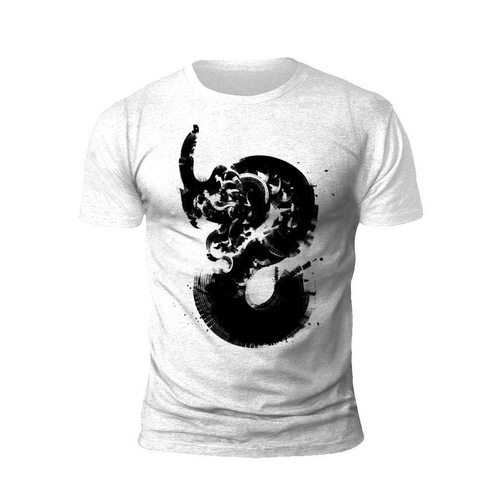 Yin Yang Dragon: Harmony Graphic T-Shirt