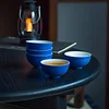 Klein Blue Ceramic Tea Set Household Afternoon Tea Warming Tea Boiling Tea Set