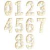 70cm LED Number Figure Light Easy To Assemble & Lightweight Large Lighted Number Warm Lighting & Radiant Atmosphere for Anniversary Graduation Decoration