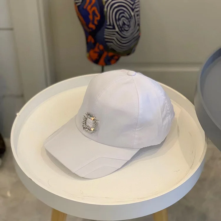 SummerSilk and Satin Baseball CapRhinestone Mens and Womens Duck Tongue Cap Outdoor Leisure Sunshade Hat BQ875