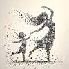 Stone Art Special Shaped 5D DIY Partial Drill Diamond Painting Kits for Adults Beginners Home Decor Diamonds Dots Gem Art 11.81 X11.81inch