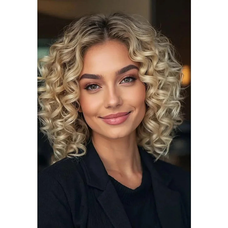 Short curly hair topper